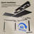 63 Inch L-Shaped Electric Height Adjustable Standing Desk with Drawers & Monitor Shelf, Ergonomic Corner Home Office Desk, with Hooks & Cable Management, Light Rustic Brown-897866535-897866536