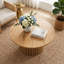 Table de salle à manger extensible de style moderne du milieu du siècle, 31,5 à 55,5 pouces, table de cuisine ovale en bois avec pieds à lattes-738254122