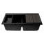 Évier de cuisine à double cuve encastrable avec accessoires L 33,86 po x l 20,1 po-95312609