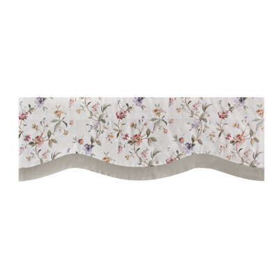 Charlotte Window Scallop Valance Ivory