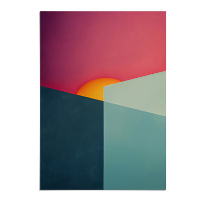 Brilliant Abstract Sunset - Wall Art