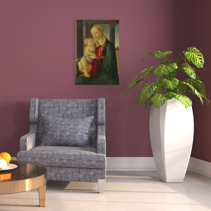 Madonna And Child, C.1467 Abstract Contemporary Wall Art Print, 60.96cm H x 40.64cm W
