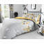 Modern Feather Design Duvet Cover Set with Matching Pillowcases - Polycotton Fabric Bedding-27798784-121351483