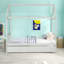 Lit simple House avec lit gigogne, blanc-1191968870-1185869169