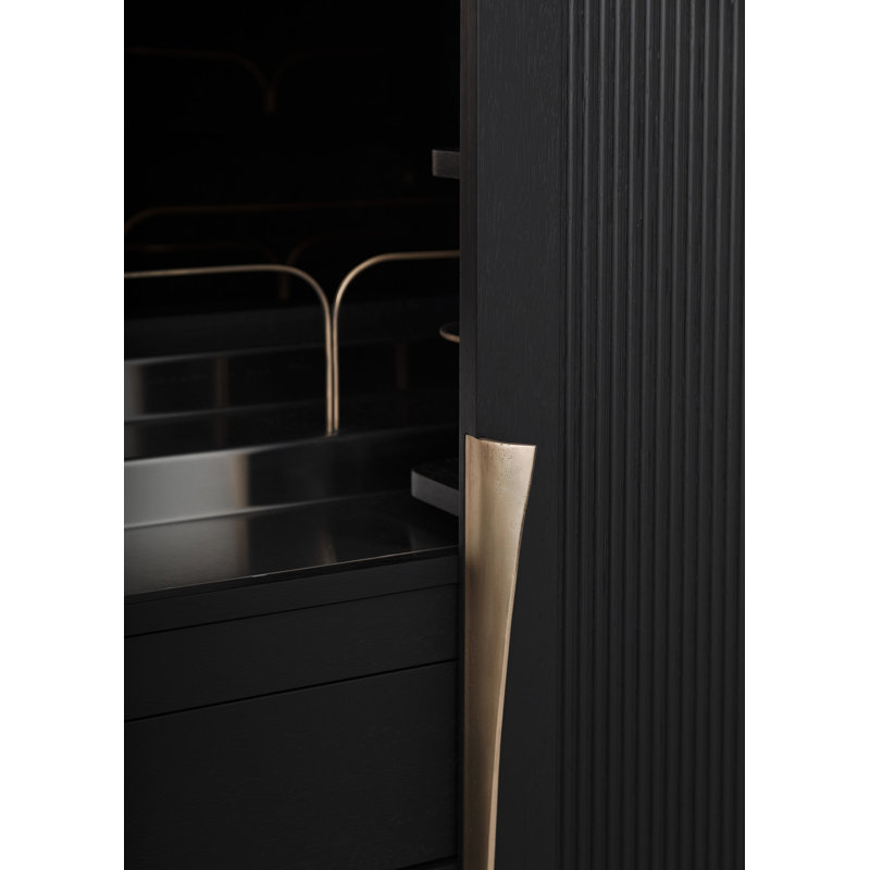 Perfidia Solid Wood Bar Cabinet