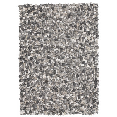 On The Rocks Abstract Wool Hand Woven Area Rug
