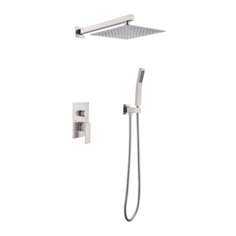 Complete Shower System, Brushed Nickel