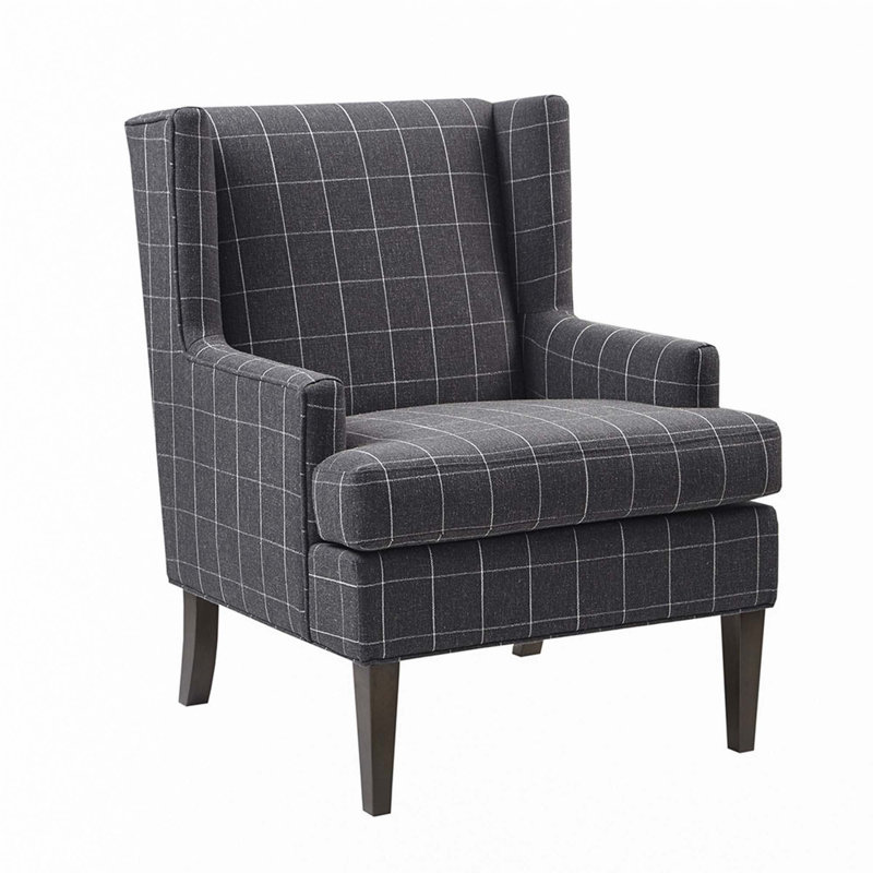 Chaise d'appoint Decker, Gris anthracite