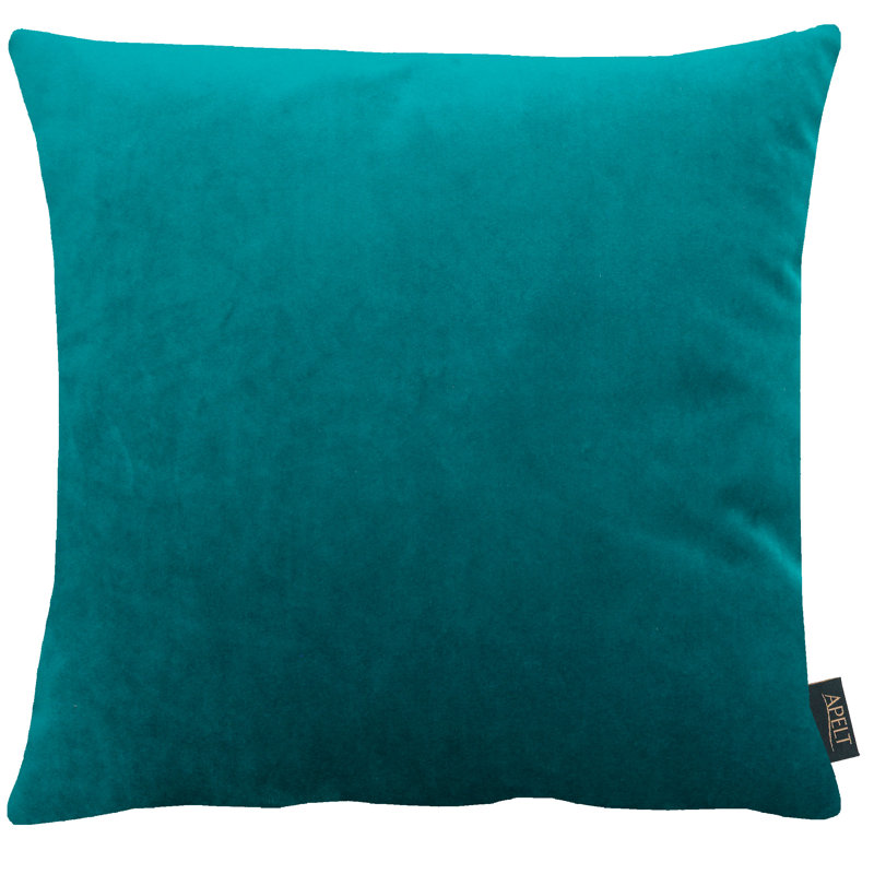 Square Cushion, 45cm H x 45cm W x 5cm D, Petrol