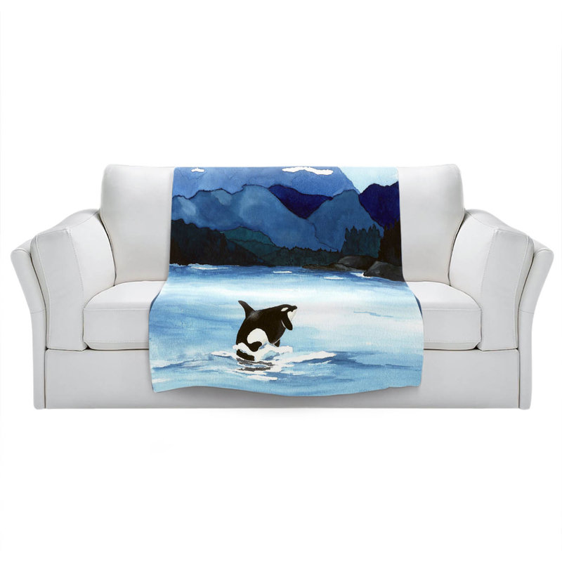 Hand Woven Throw Blanket, 51" x 60"