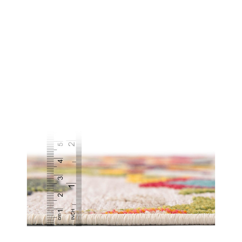 Tapis Bungalow Rose Nahla Caimin, Tapis de couloir 2 pi x 8 pi