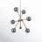 Lorraine Solid Brass 6-Light Chandelier