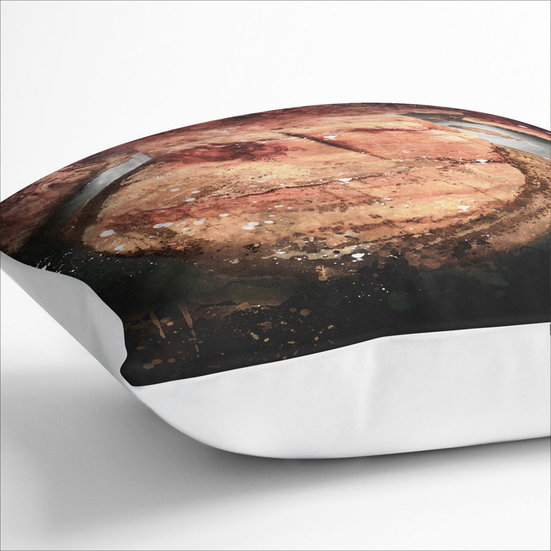 Horseshoe Bend In The Grand Canyon Vol.2 Square Throw Cushion, 40cm H x 40cm W x 15cm D, White