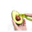 Waloo 3 in 1 Avocado Slicer and Pitter Tool Green Edition