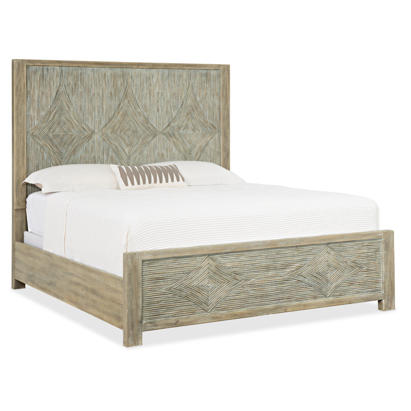 Surfrider California King Panel Bed, California King, Natural