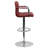 Chestertown Adjustable Bar Stools - Counter Height Barstools with Back and Armrest-31020304