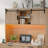 Home Office Desk With Hutch And Charging Station