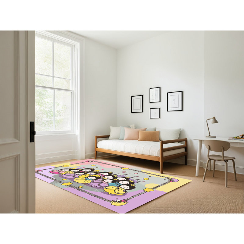Tapis fantaisie East Urban Home, Rectangle 6 pi x 9 pi