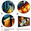 «Colorful Montreal City IV», reproduction sur toile-86580631-86580632