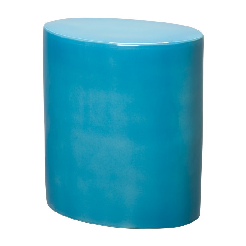 Tiverton Garden Stool, Turquoise