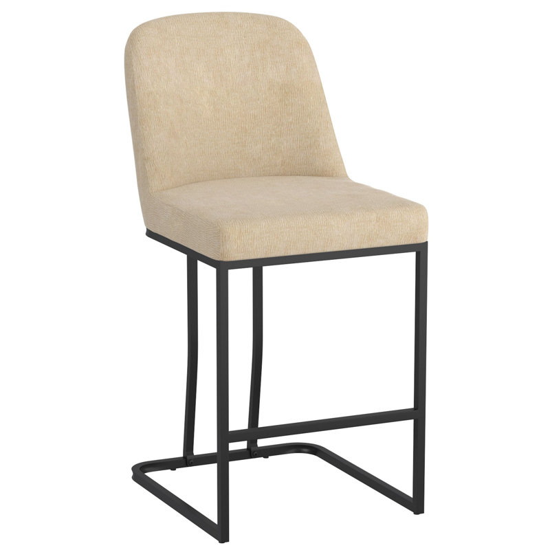 Ensemble de 2 tabourets de comptoir Rob, 26 po, beige, Beige
