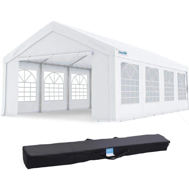 Tente de réception de 13 x 26 pi Quictent, 118.8" H x 156" W x 312" D