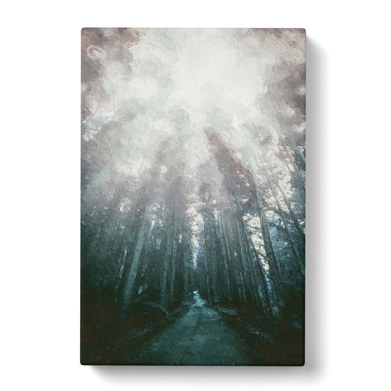 Down The Forest Path In Abstract by Pierre-Joseph Redoute - Wrapped Canvas Painting, 60cm H x 40cm W x 3cm D
