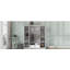 Armoire 4 portes avec 1 tiroir, blanc
