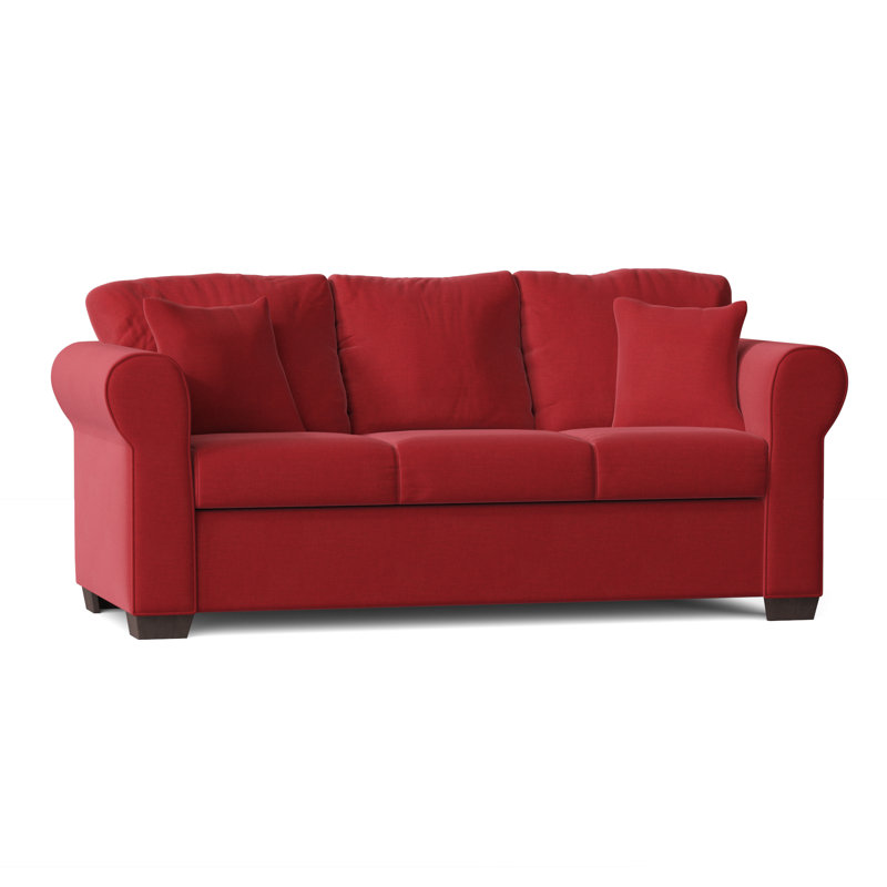 Bayswater Upholstered 84.5'' Sofa, Oscar Red