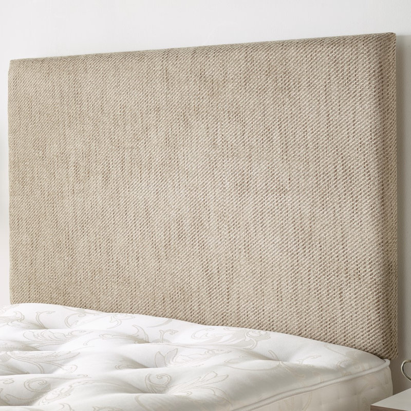 Upholstered Headboard, Small Double (4'), Caramel