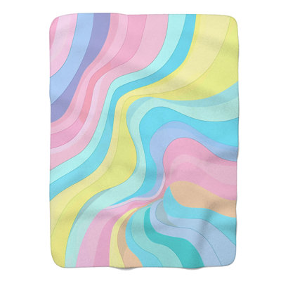 Psychedelic Swirls - 1 Piece Premium Blanket