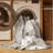 Machine Washable Patterns And Textures Modern & Contemporary Geometric Rug in Gray – Gray Binding-1043959065