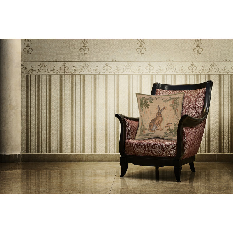 The Hare French Country Cotton Tapestry Cushion Cover