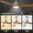 Emmabelle 52'' Ceiling Fan with LED Lights