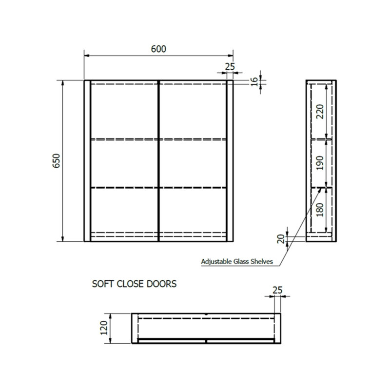 Clifton Wall Bathroom Cabinet