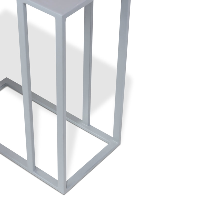 End Table, Pearl Blue