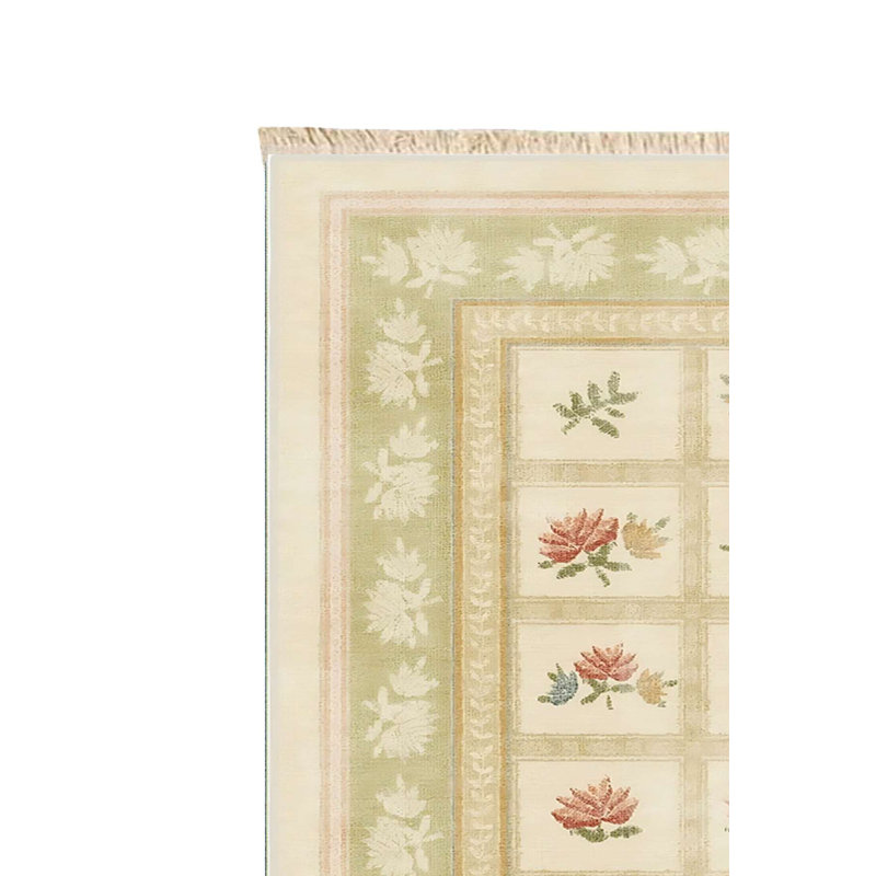 Tapis transitionnel Lotus Ivory Lotus Grid