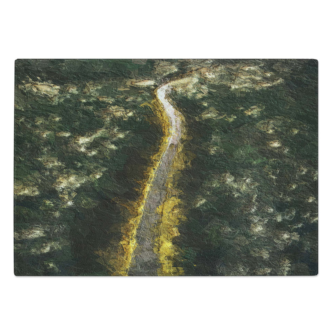 Glass Drive Through A Forest in Canada Chopping Board