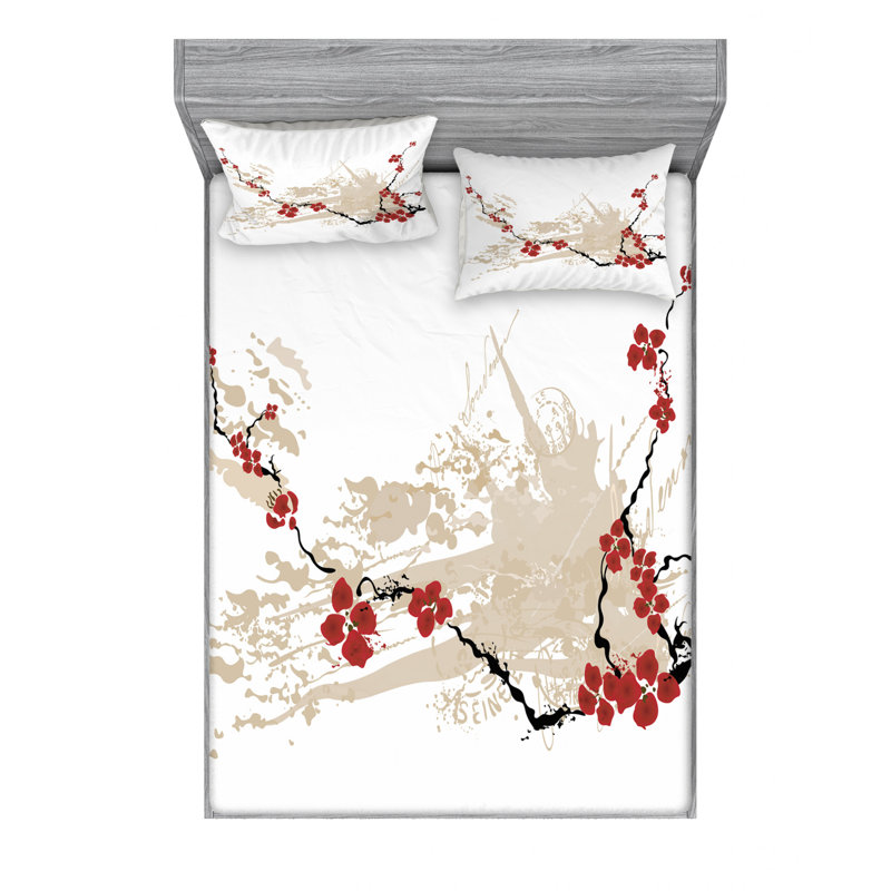 Microfiber Sheet Set, Full Sheet Set with Fitted Sheet