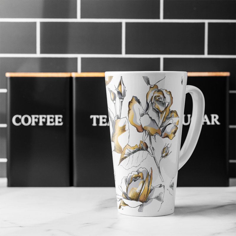 Roses Latte Mug