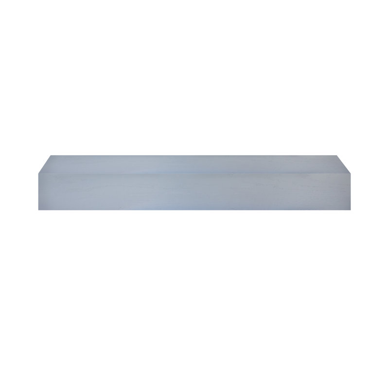 Jahray 2 Piece Oak Floating Shelf, Gray, 4" H x 18" W x 4" D
