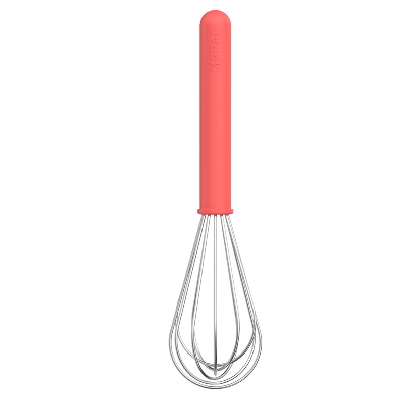 Mepal Stainless Steel Whisk Chef It 25cm - Chalk, 25cm L, Orange