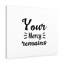 Your Mercy Remains 1 Piece Wrapped Canvas Wall Art-2039372113