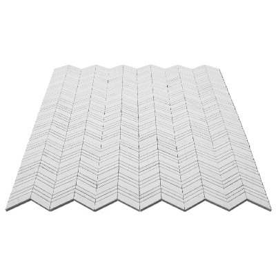 Chevron BIANCO DOLOMITE HONED