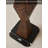 Twisted Rhombus Textured Solid Wood Floor Sculpture With Flat Base