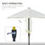 Bryseida 190cm Balcony Parasol-319718353