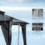 Outdoor Polycarbonate Double Roof Canopy