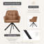 Upholstered Metal Upholstered Back Armchair-1037646429