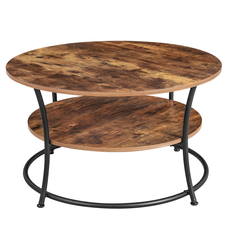Adebayo Coffee Table with Storage, Rustic Brown