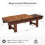 Banc en lattes de bois massif 59,5 po Aadi avec 2 coussins amovibles Aadi-1273278866